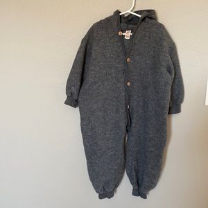 Merino wool snow suit